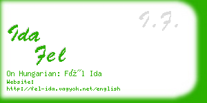 ida fel business card